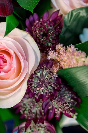 Bridal Floral Bouquet Detail