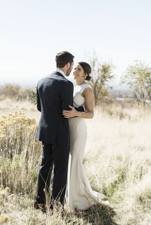 First Look Bride and Groom