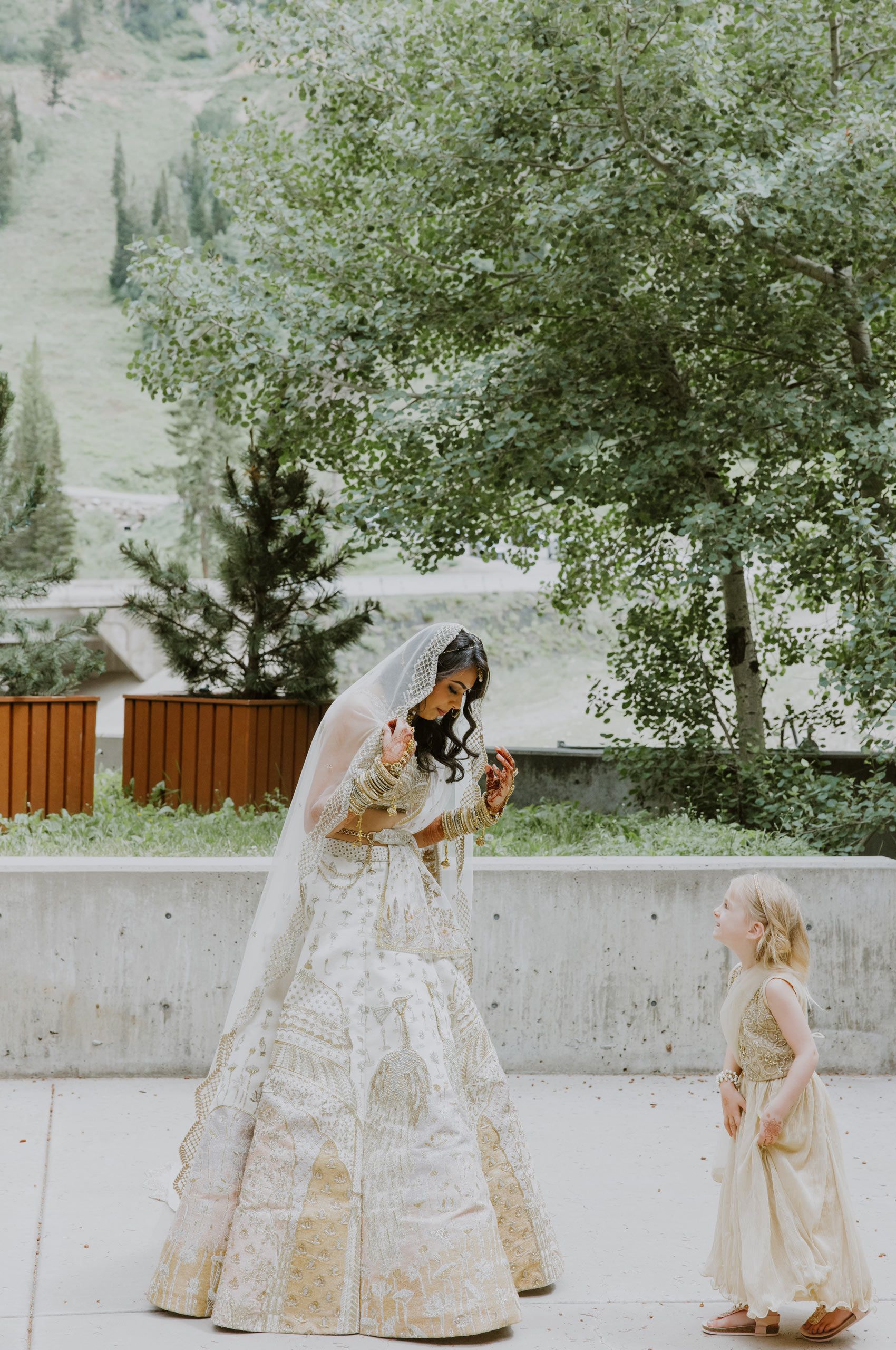 Bride with Child Ceremony