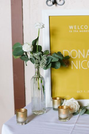 Gold Votive Candles Details