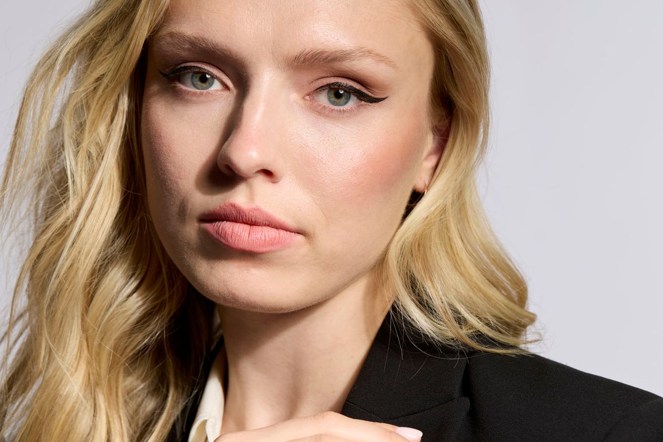 Revlon beauty portrait photographed in Chicago by advertising photographer Jeff Schear