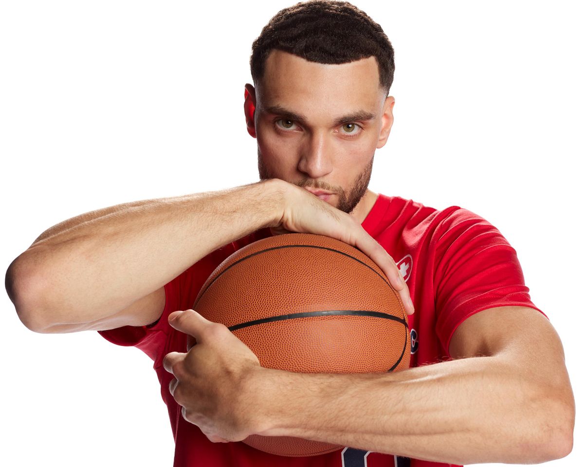 NBA player Zach LaVine by Jeff Schear