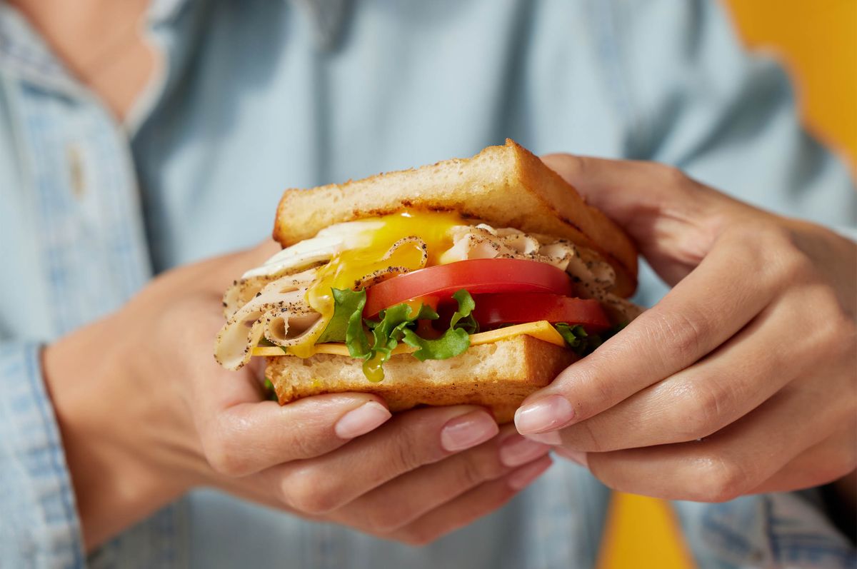Lifestyle sandwich photography by Chicago food photographer Jeff Schear 