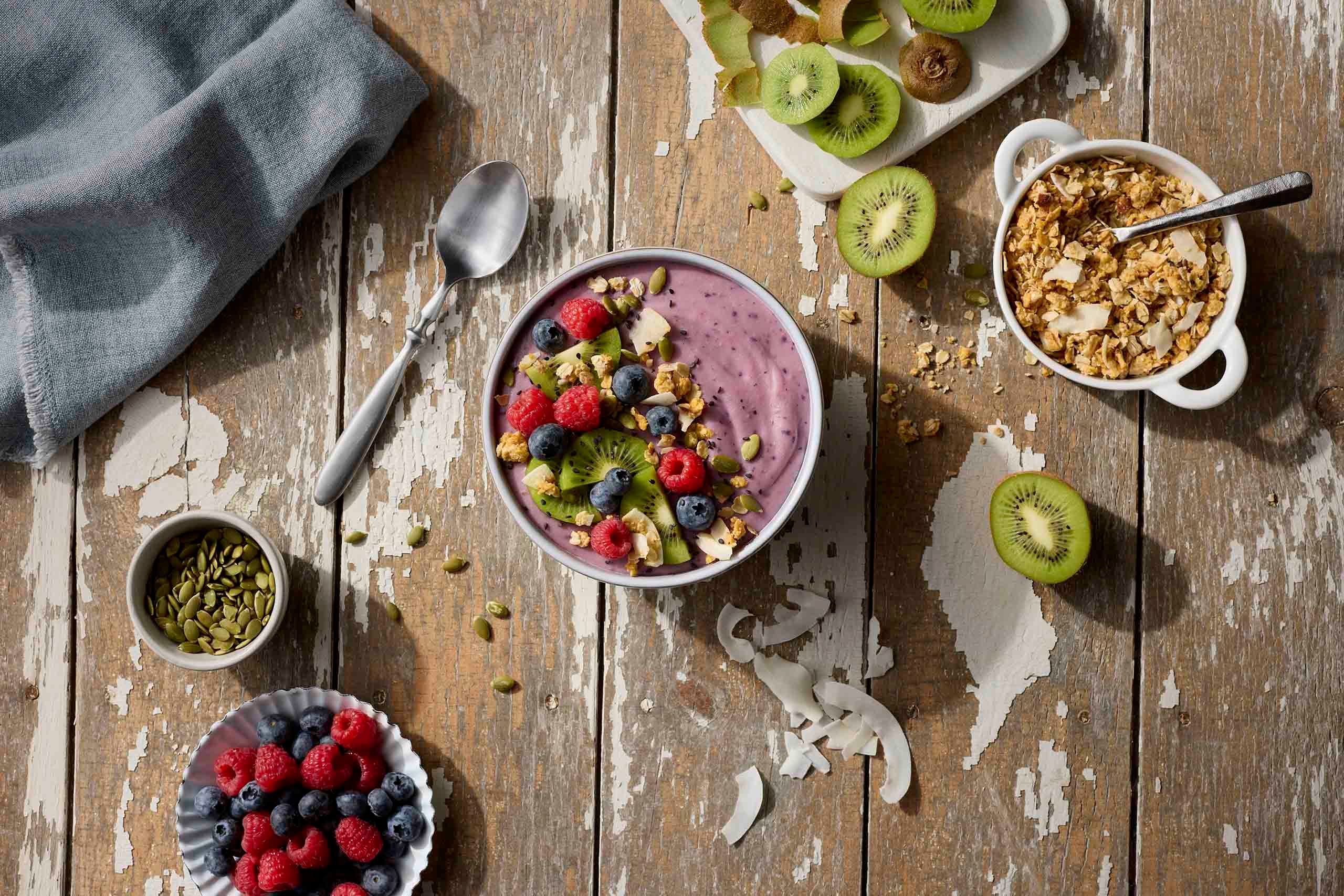 Acai Bowl Advertising By Chicago Lifestyle Food Photographer Jeff Schear