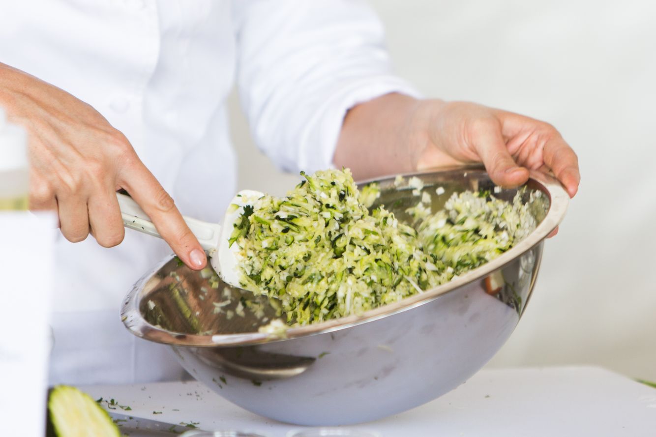 Chef Salad Mixing Photo