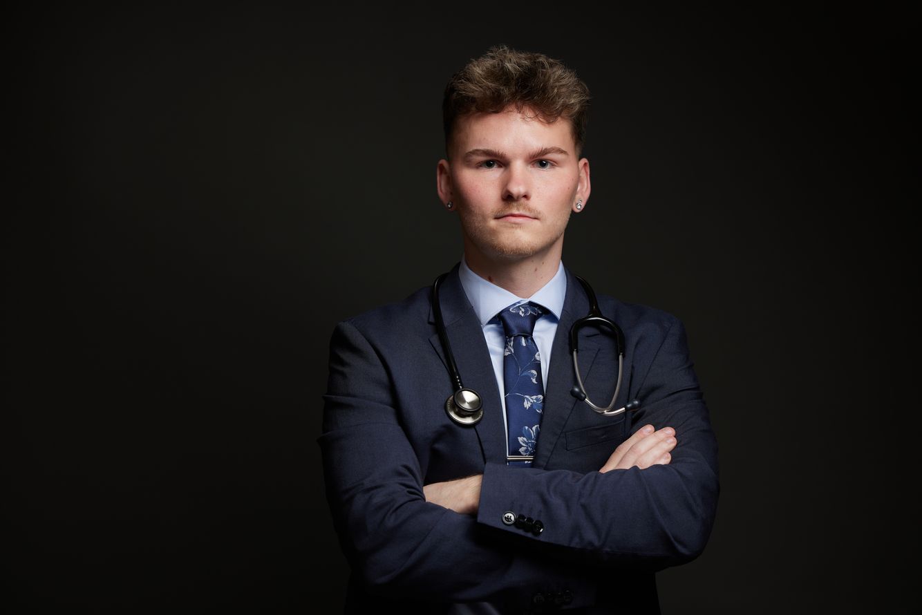 AMA Doctor Portrait Photograph by Chicago healthcare advertising photographer Jeff Schear