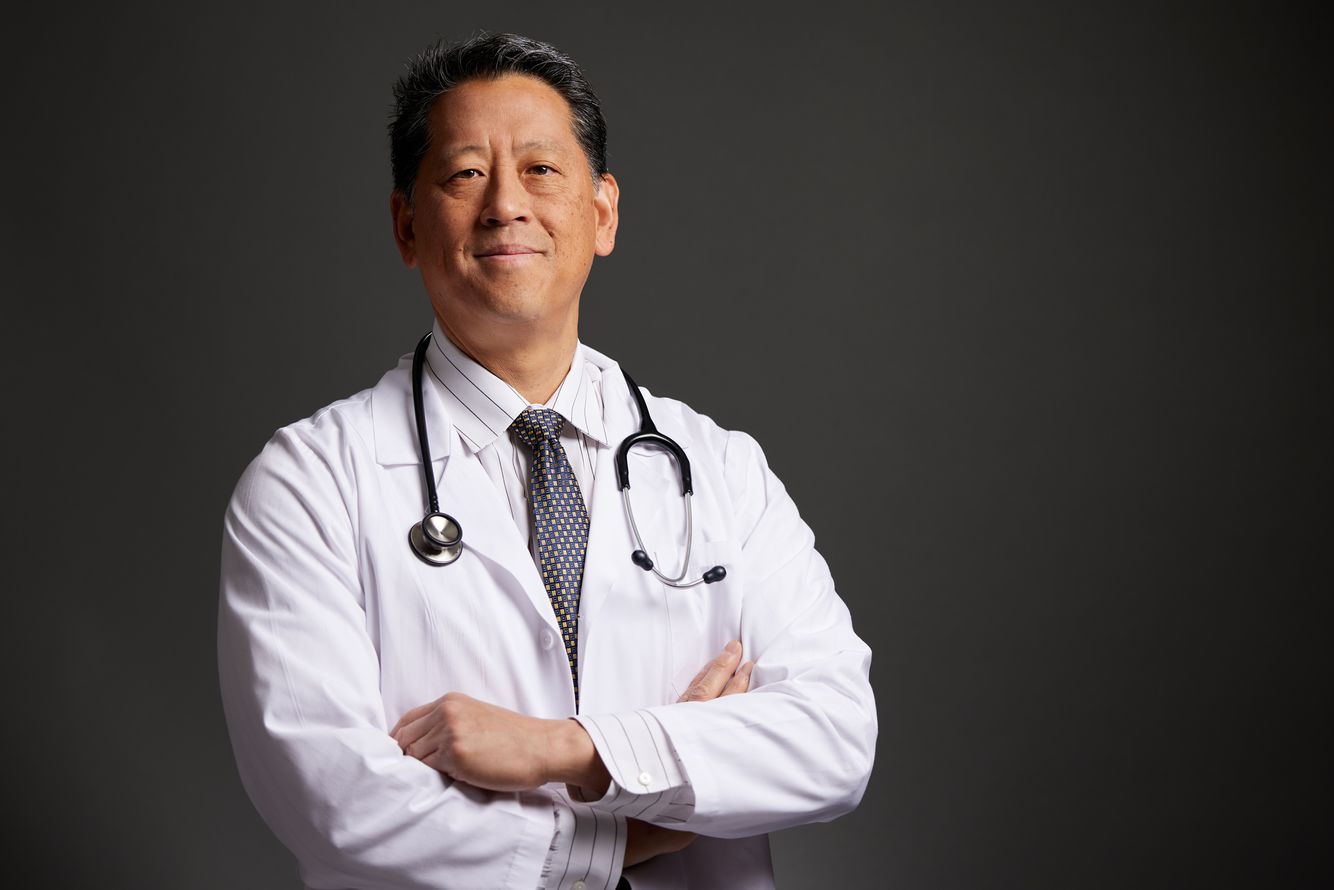 AMA Doctor Portrait Photograph by Chicago healthcare advertising photographer Jeff Schear