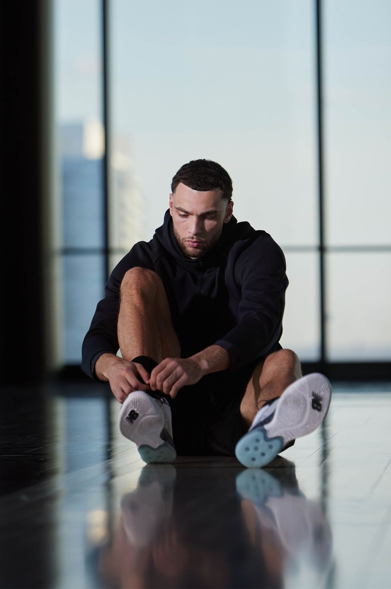 Zach LaVine portrait photograph by Chicago advertising photographer Jeff Schear