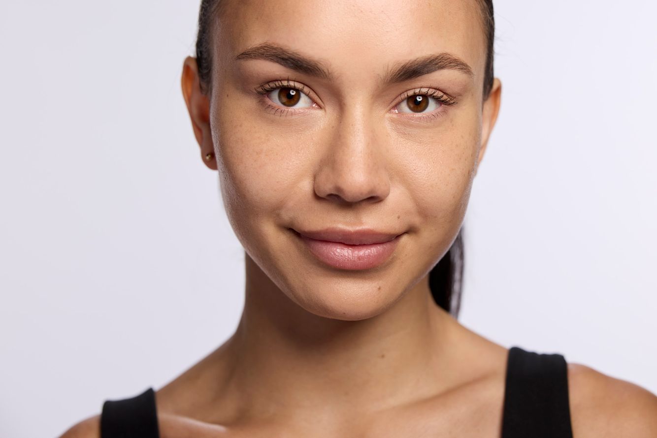 Revlon beauty portrait photographed in Chicago by advertising photographer Jeff Schear