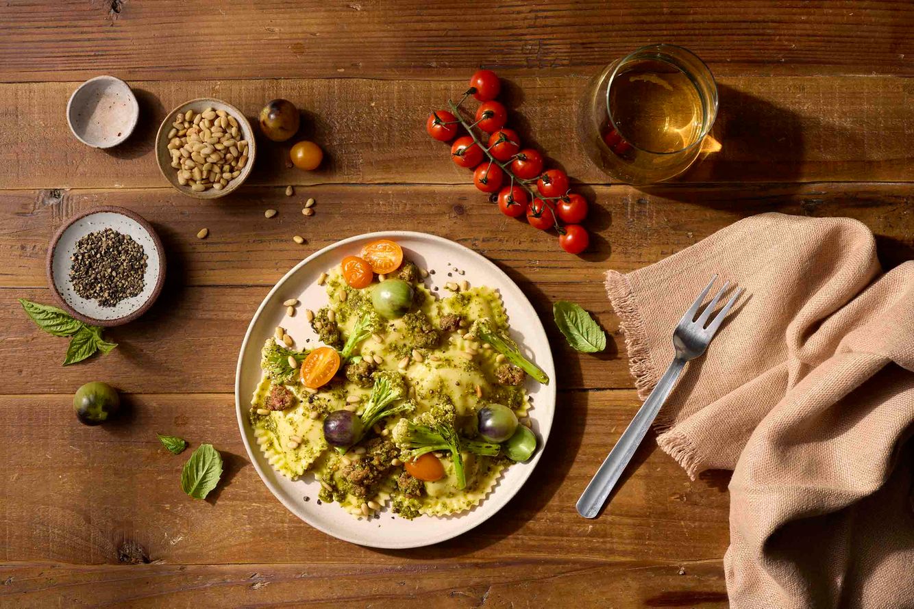 Ravioli Advertising Photo By Chicago Lifestyle Food Photographer Jeff Schear