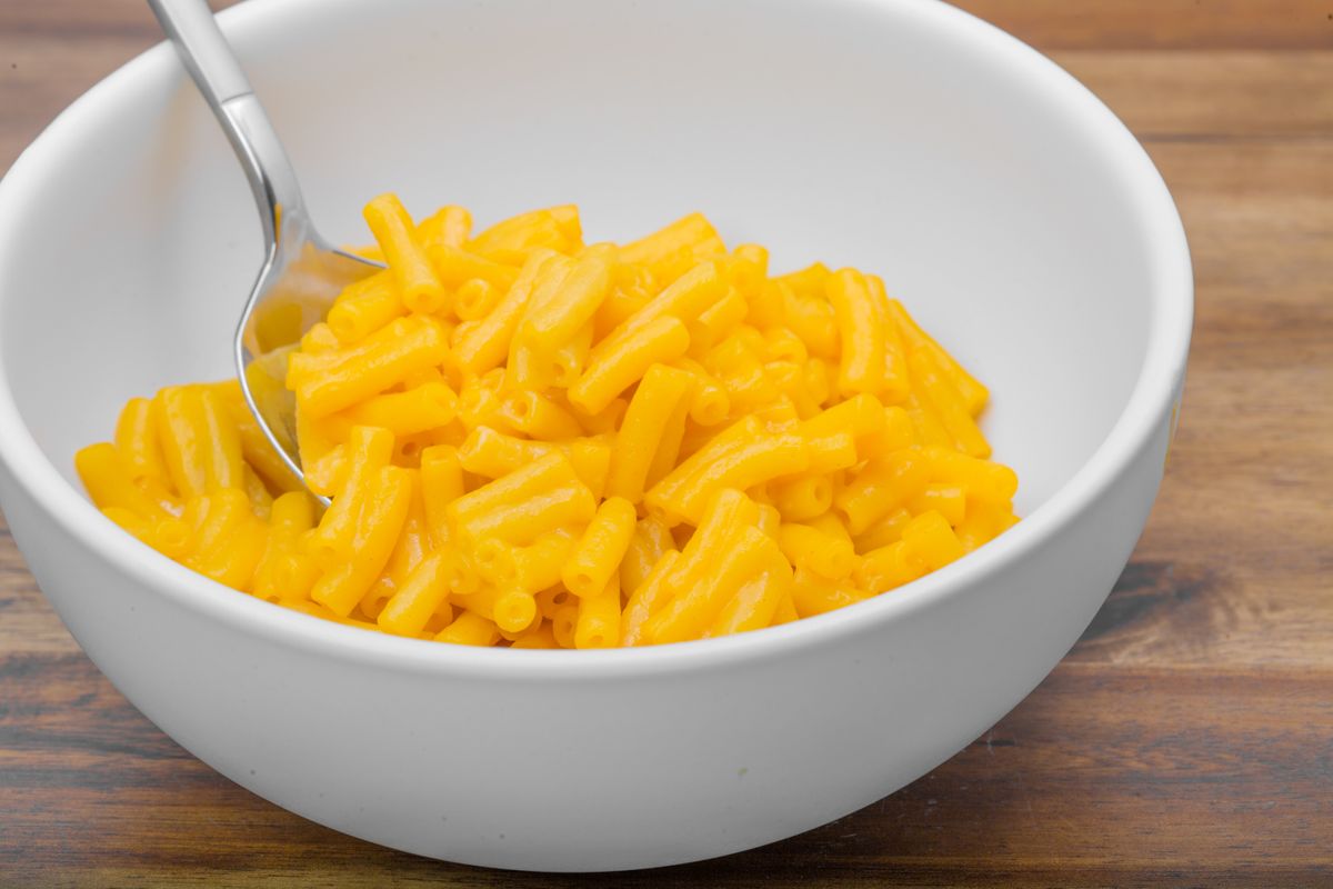 Food photography for Kraft Heinz Blue box mac and cheese