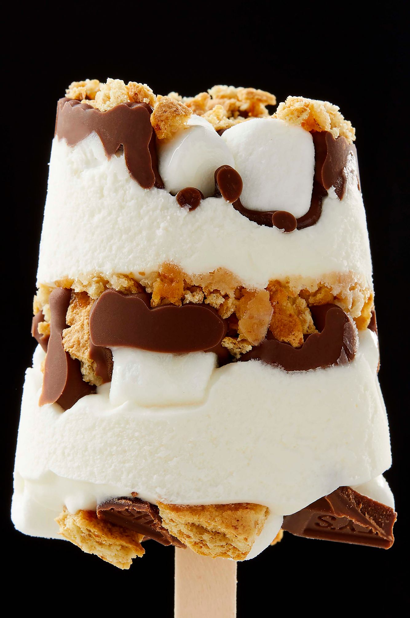 S'more Frozen Ice Cream Pops By Chicago Commercial Photographer Jeff Schear