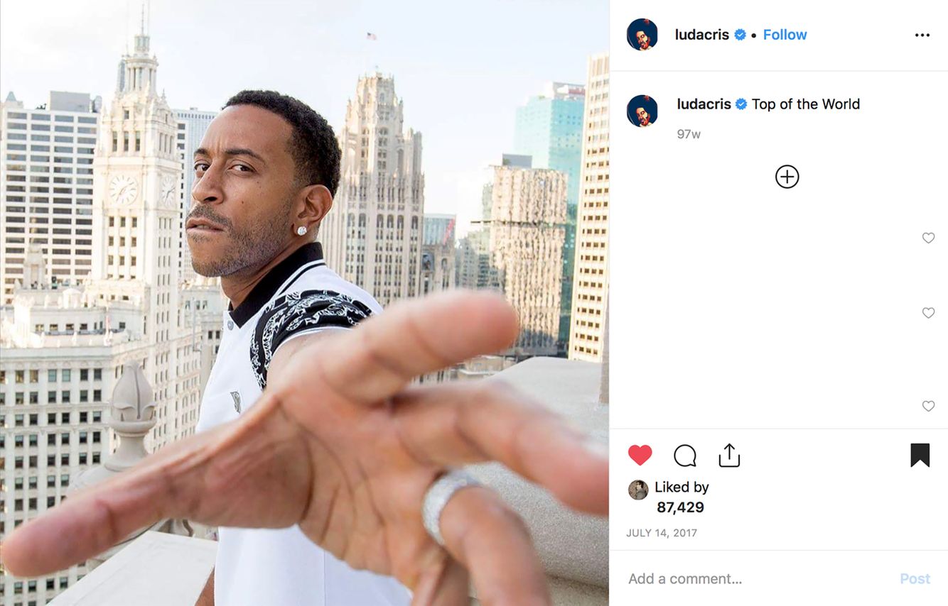Ludacris Instagram Post