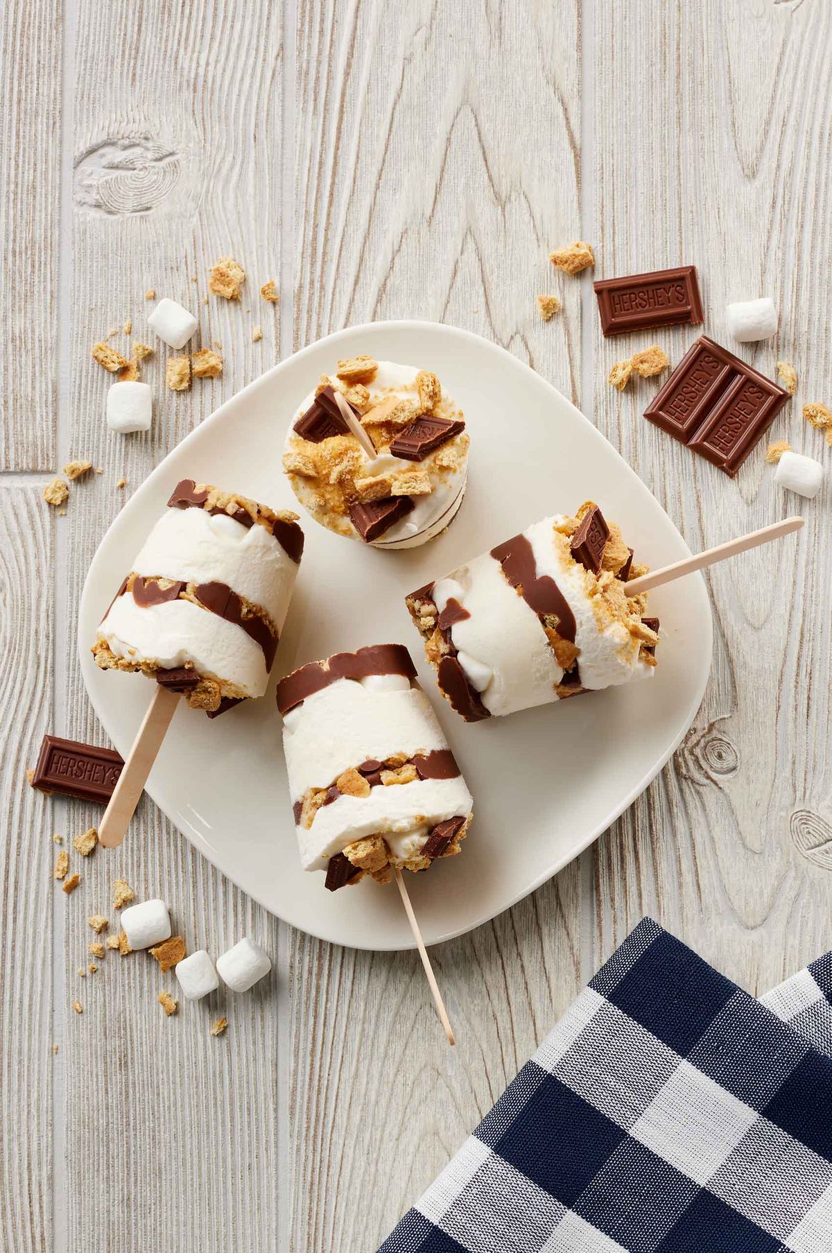 S'more Frozen Ice Cream Pops By Chicago Commercial Photographer Jeff Schear
