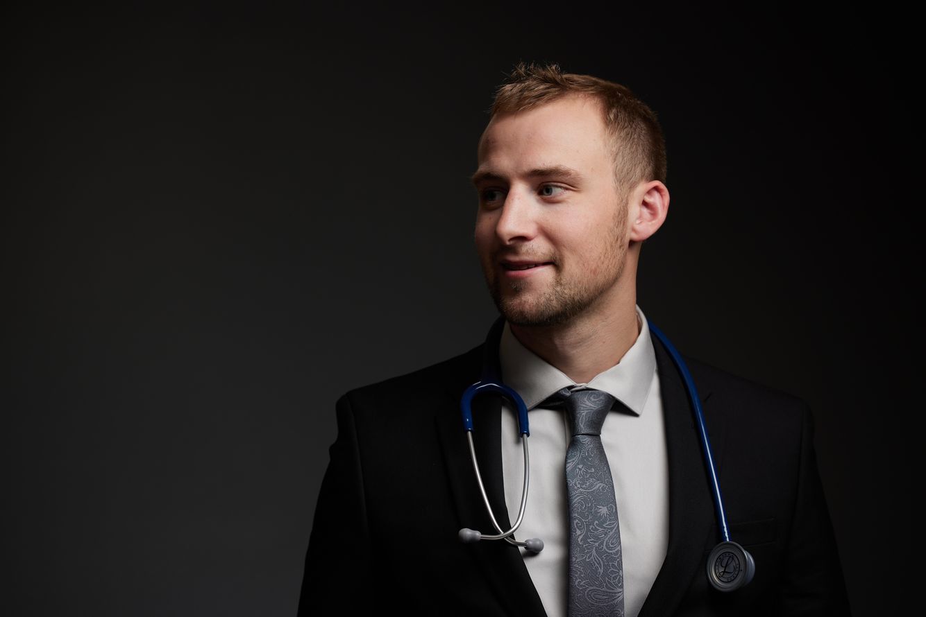 AMA Doctor Portrait Photograph by Chicago healthcare advertising photographer Jeff Schear