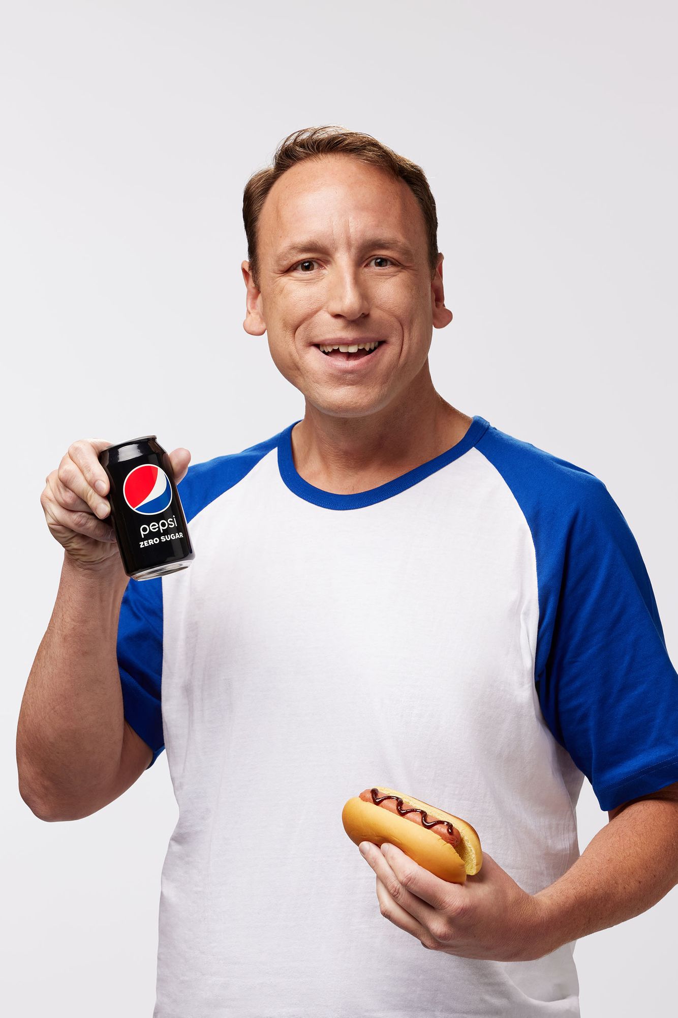Competitive Eater Joey Chesnut for Pepsi by Chicago celebrity advertising photographer Jeff Schear