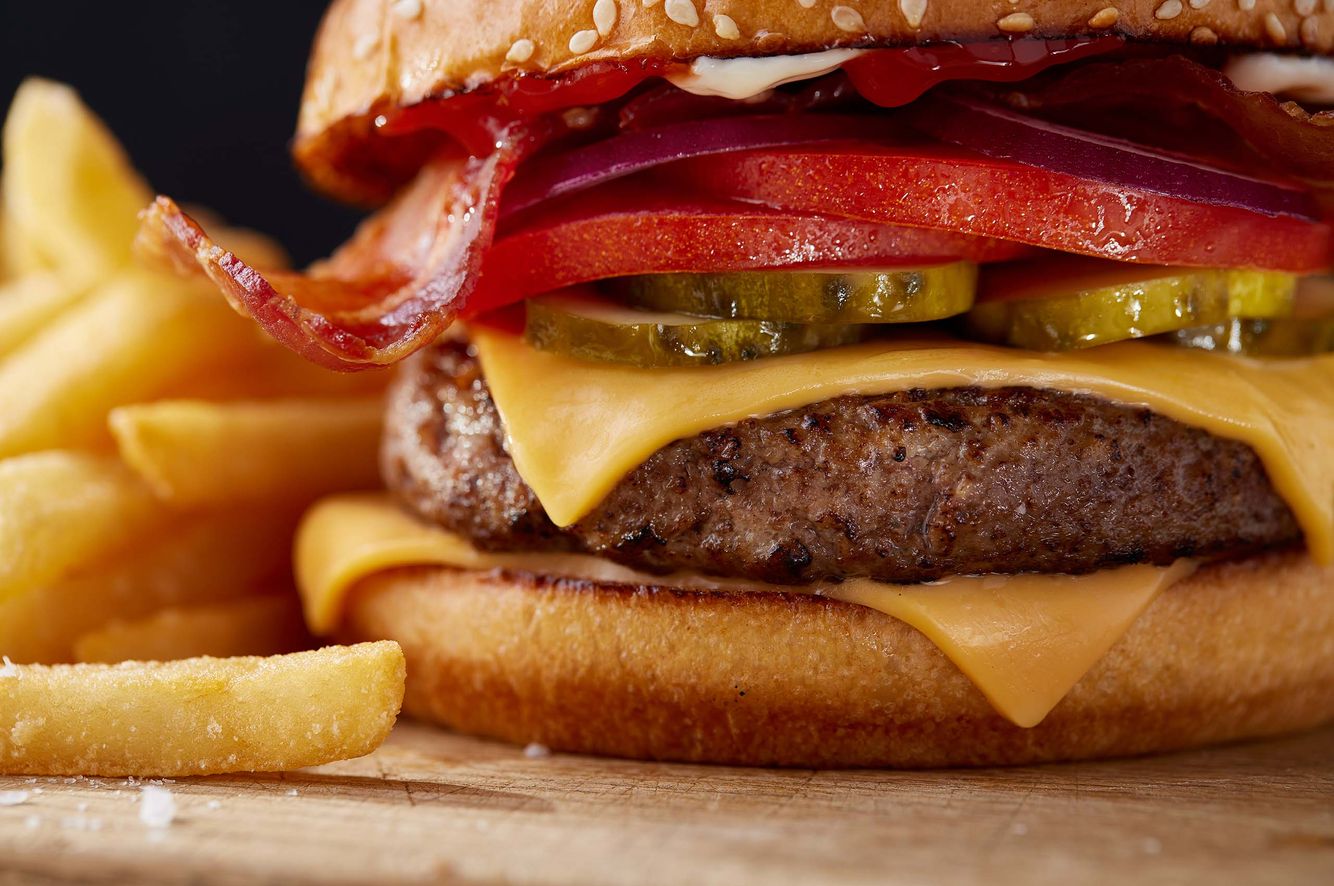 Burger By Chicago Food Photographer Jeff Schear