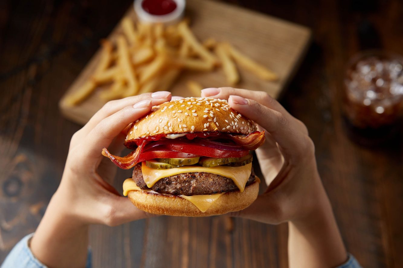 Burger By Chicago Food Photographer Jeff Schear
