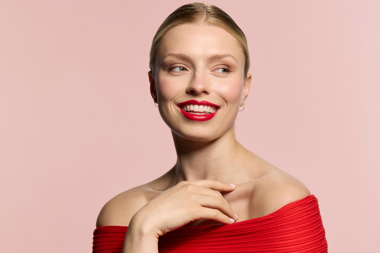 Revlon beauty portrait photographed in Chicago by advertising photographer Jeff Schear