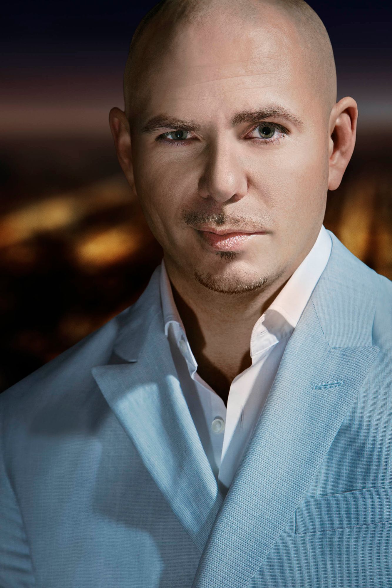 Pitbull (Rapper) Portrait By Chicago Celebrity Advertising Photographer Jeff Schear