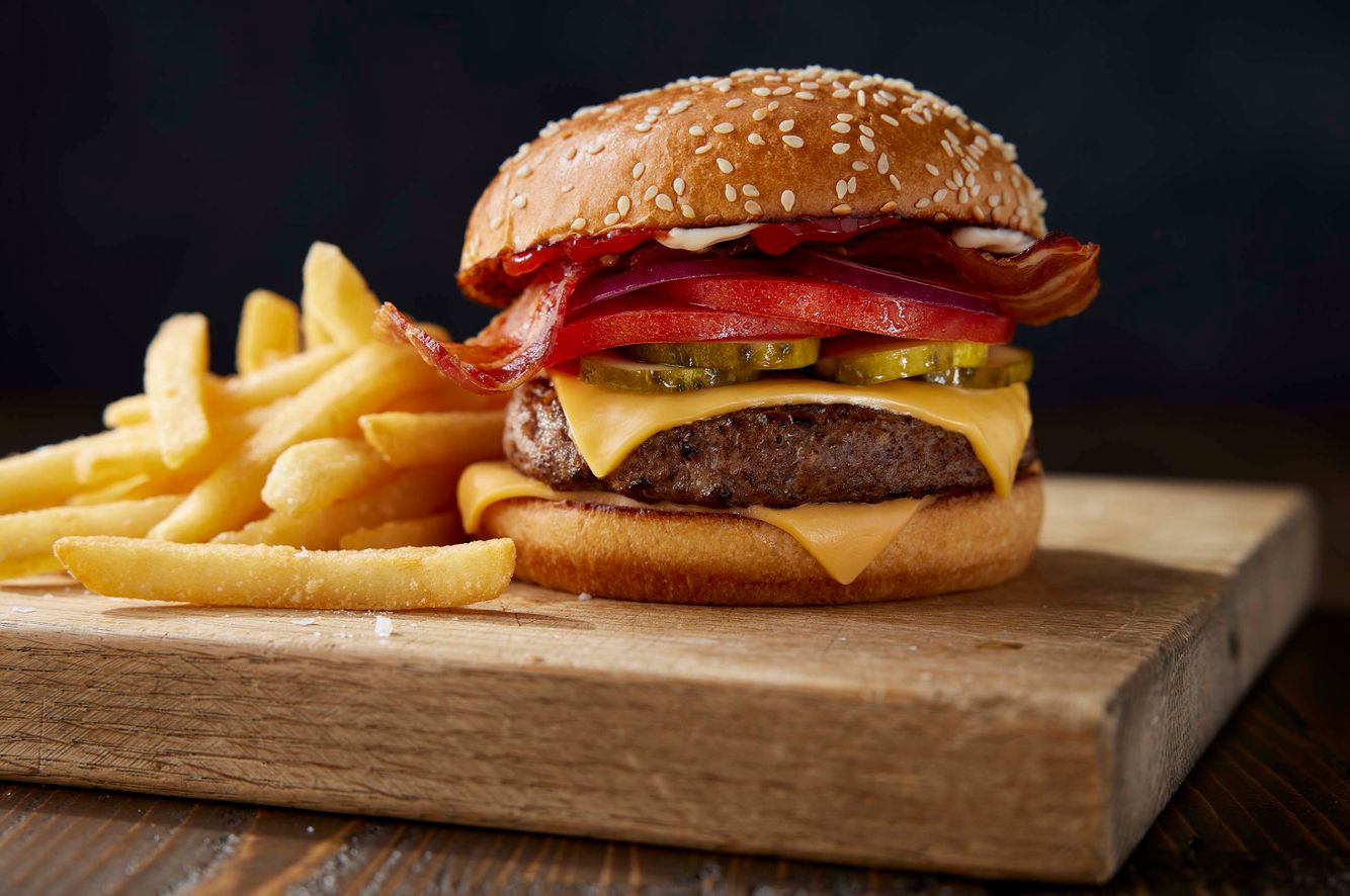 Burger By Chicago Food Photographer Jeff Schear